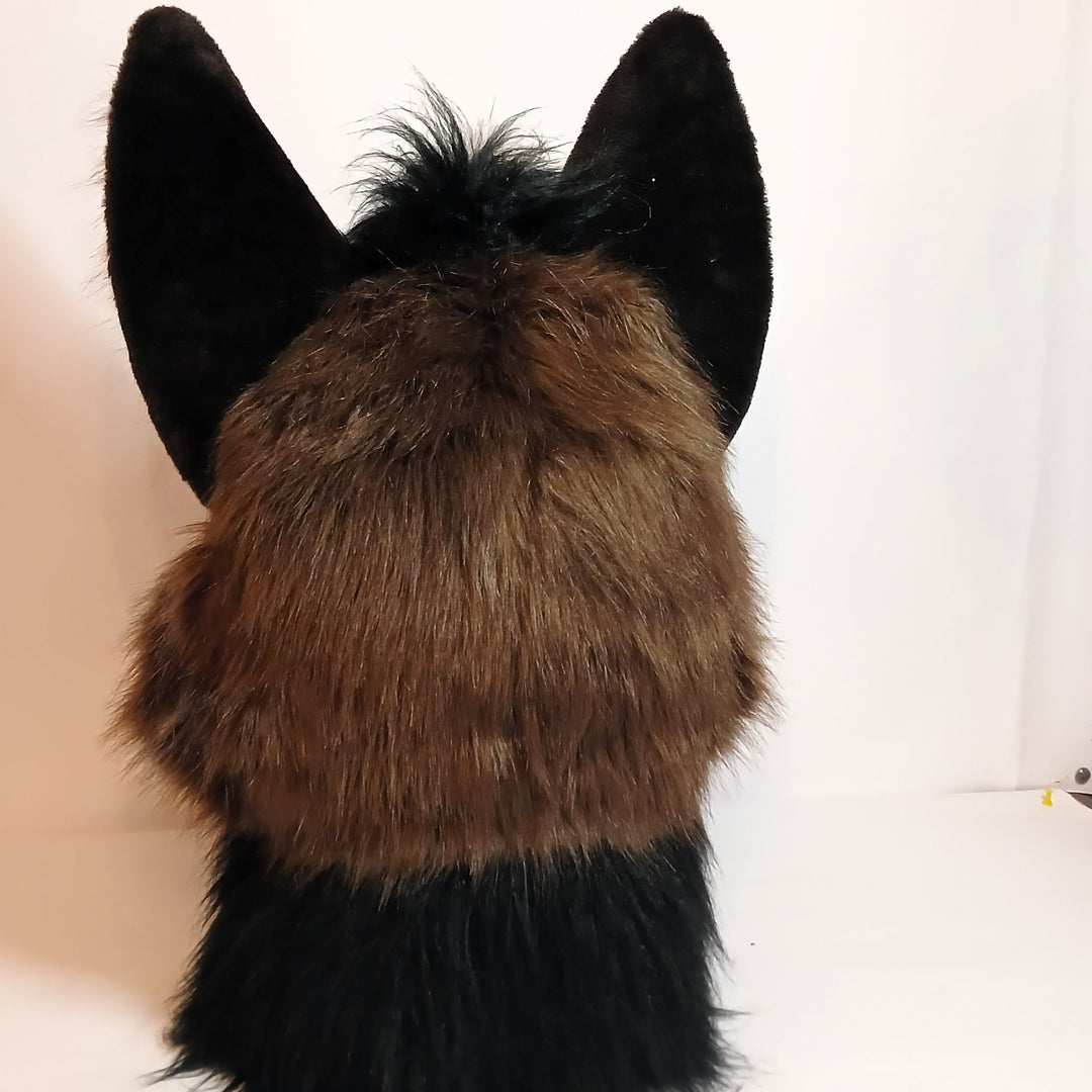 Classic german shepherd dog fursuit plus size head, hand paws and tail for sale