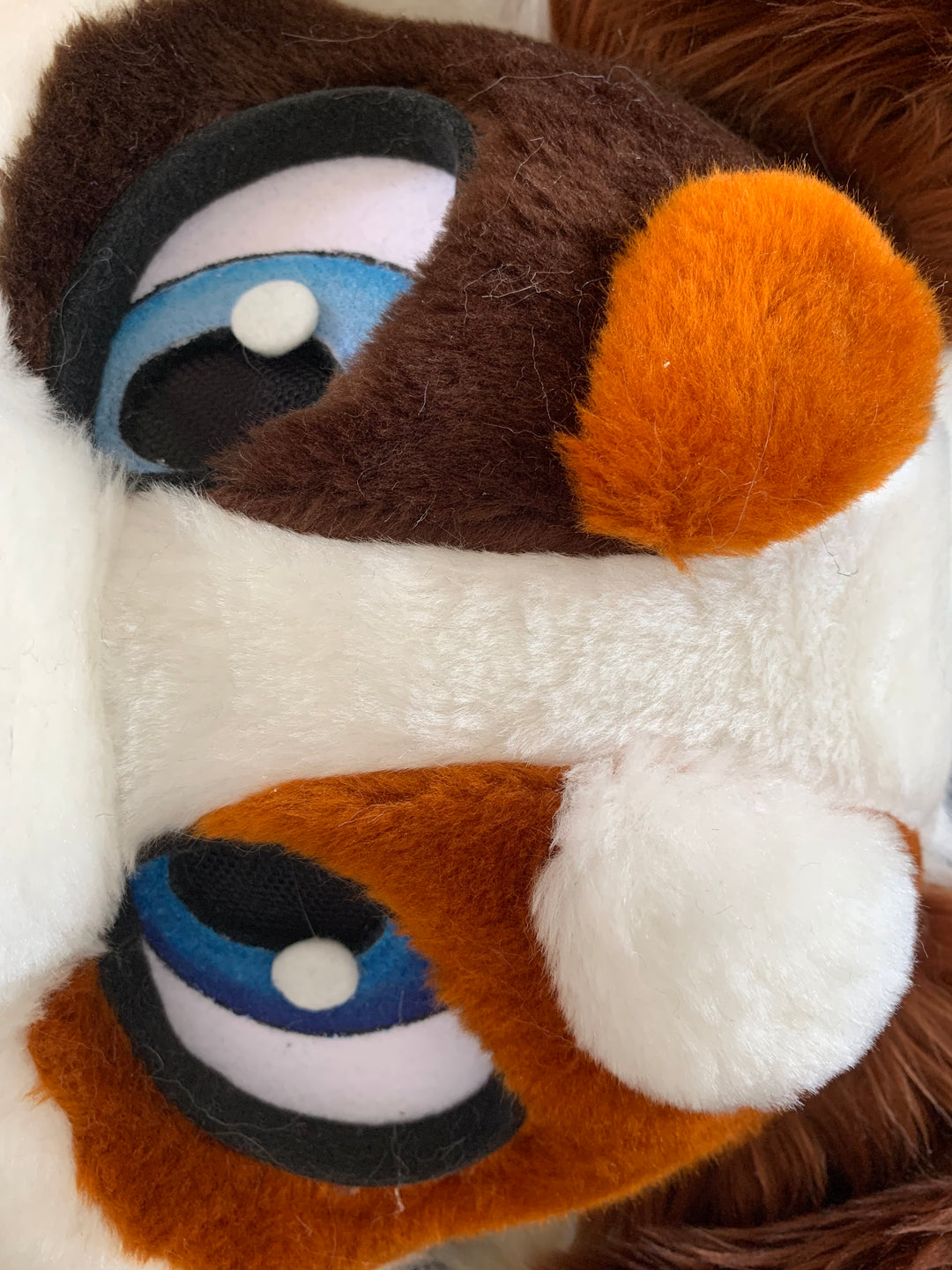 Brown Street Dog Fursuit Set – Head, Hand Paws & Tail, One Size M/L for Furry Cons & Cosplay