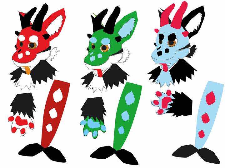 Dragon fursuit made to order