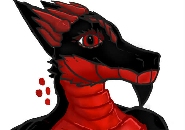 Custom order - semi realistic red dragon fursuit head payment#2