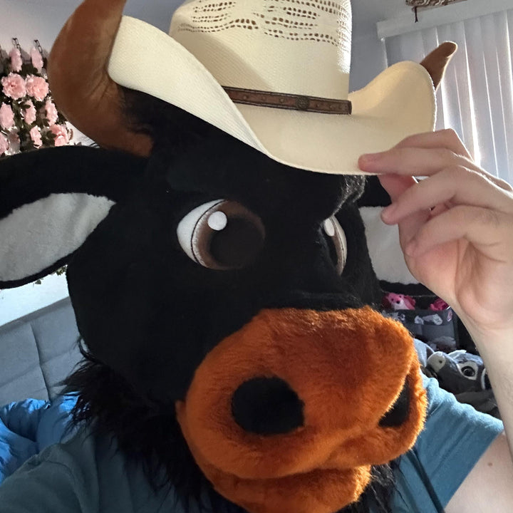 bull fursuit head commission