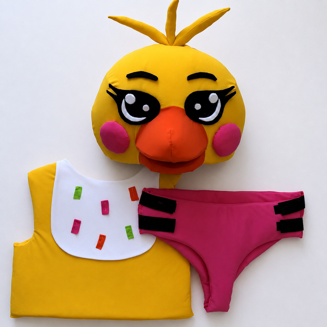 fnaf cosplay kids chica costume 
