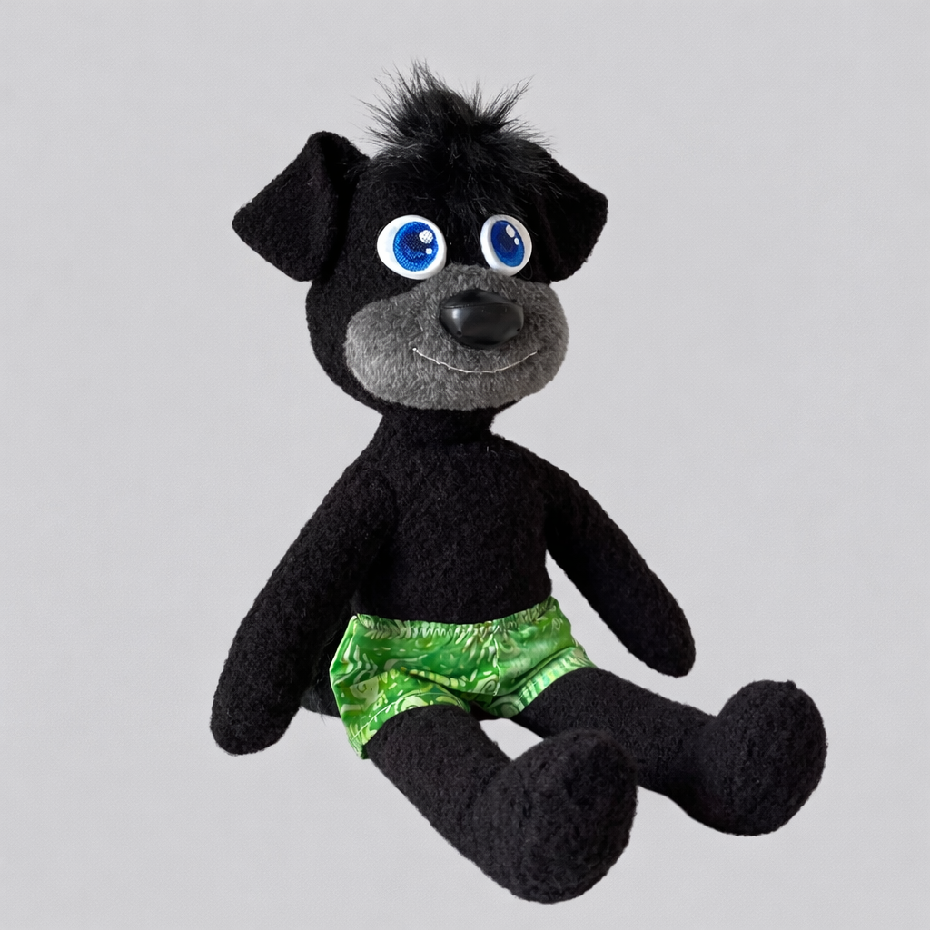 OOAK handmade doll - dog fursona plush