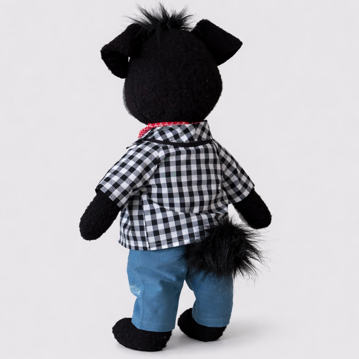 OOAK handmade doll - dog fursona plush