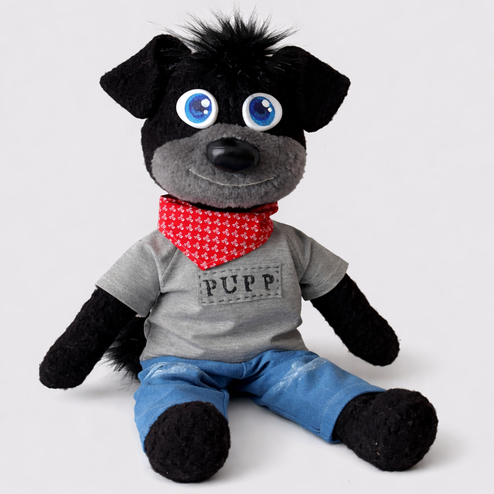 OOAK handmade doll - dog fursona plush