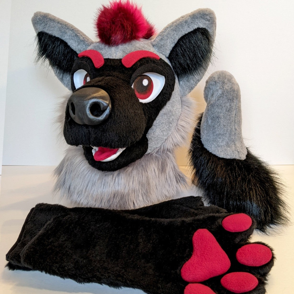 Hyena Fursuit Heads, Partials & Custom Commissions