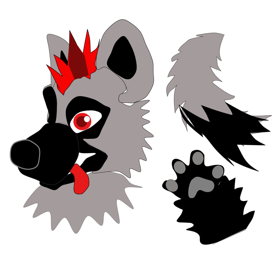 Custom Fursuit Commission - Hyena