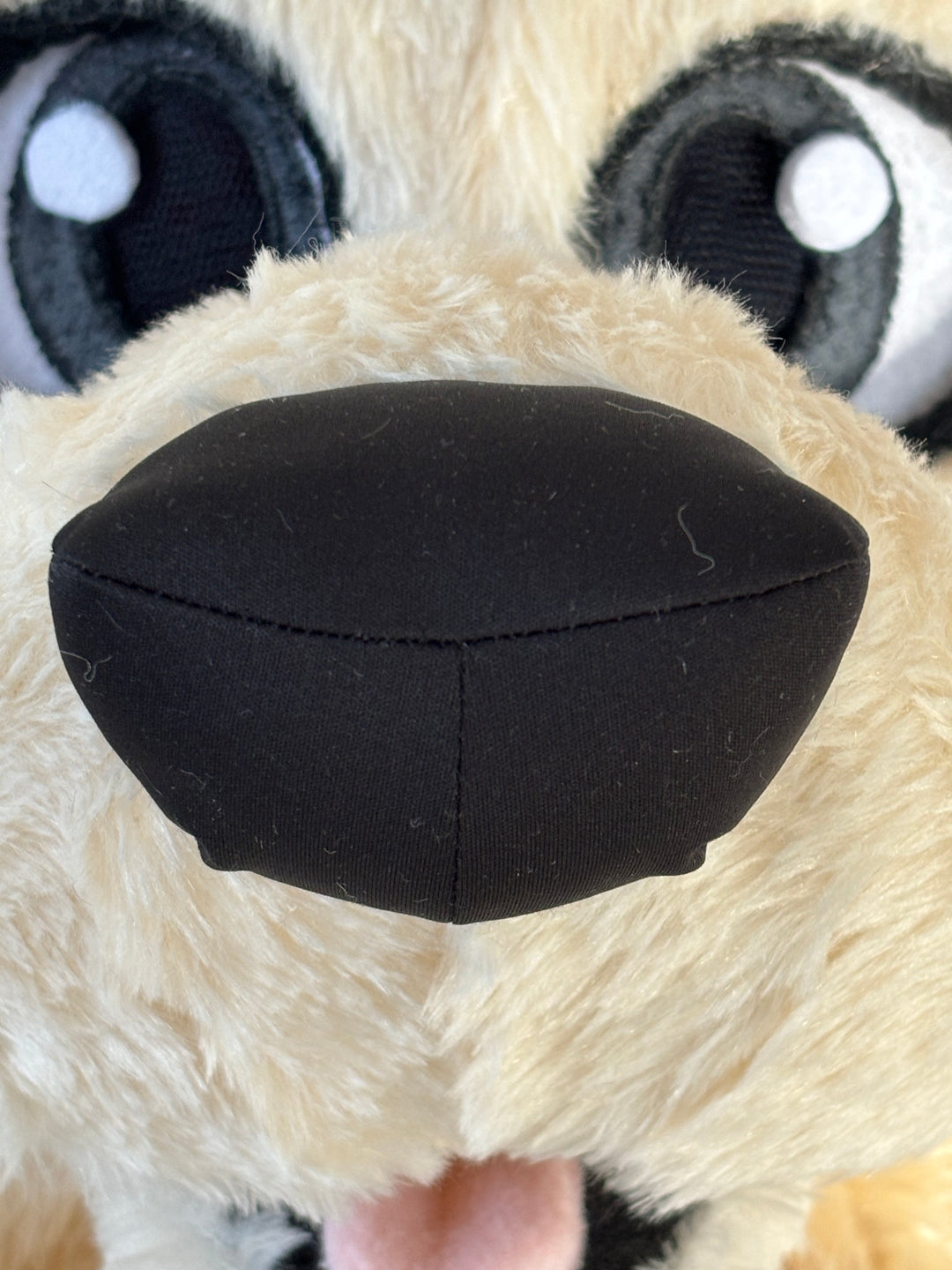 CLEARANCE! Beige dog fursuit head