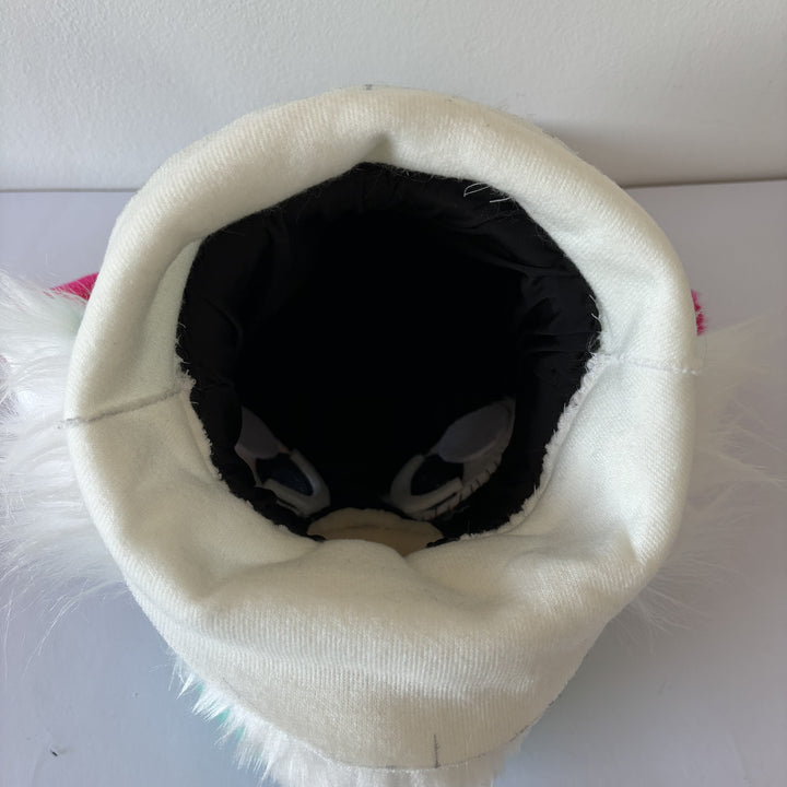 Kids dragon fursuit head and tail 4"4 (135cm)-5"7 (170cm), girls furry mask Oneandonlycostumes