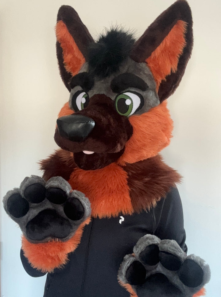 German shepherd fursuit oneandonlycostumes