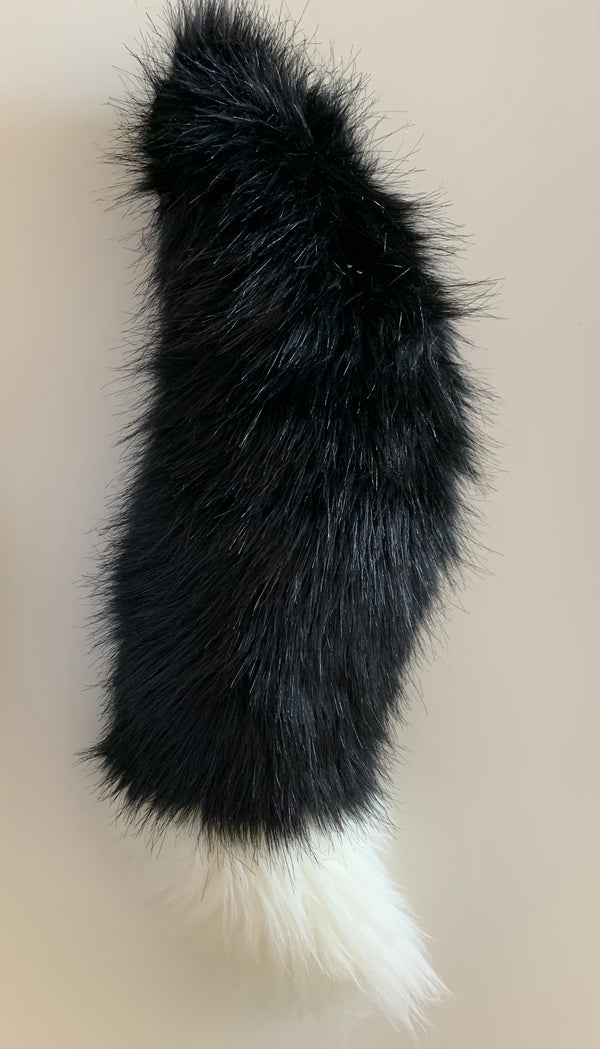 Wolf-fox fursuit tail
