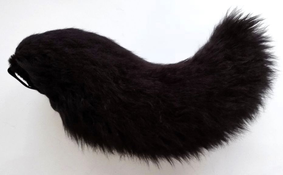 Black labrador dog fursuit head and tail 4"9 (145cm)-5"9 (176cm)