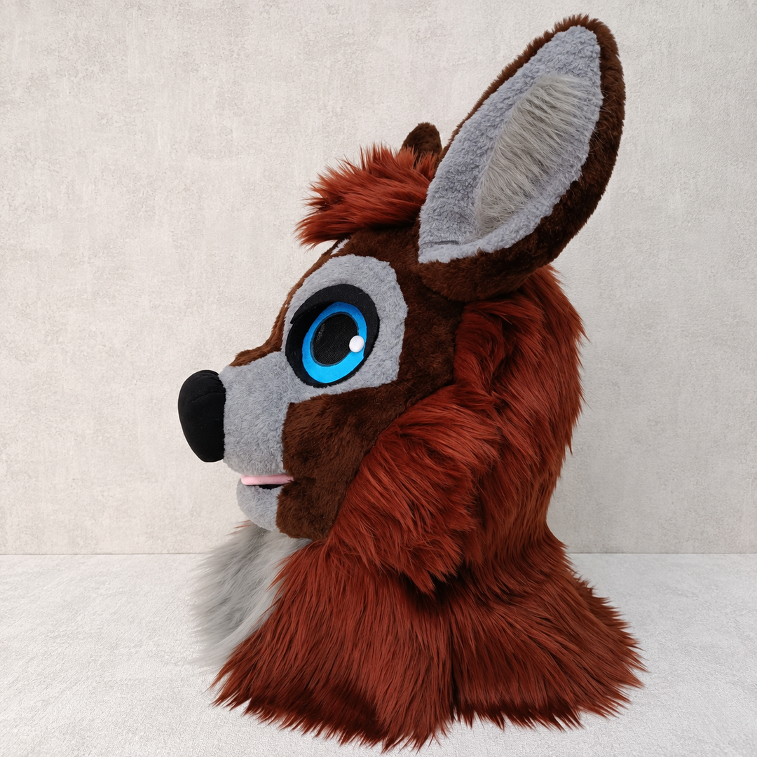Premade Deer Fursuit Head, Hand Paws, Tail - size XL Premade UA