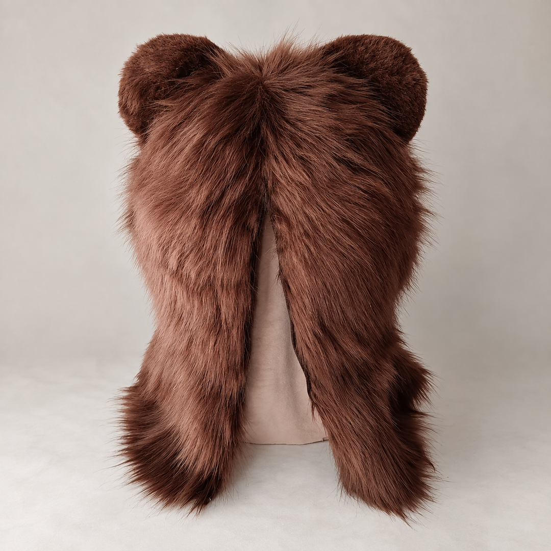 Teddy Bear Fursuit Head and tail, Size XL PREMADE UA