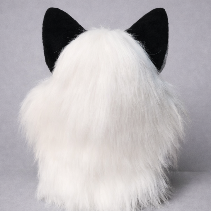 White  Cat Fursuit Head and  Tail - BASIC, size M/L PREMADE UA