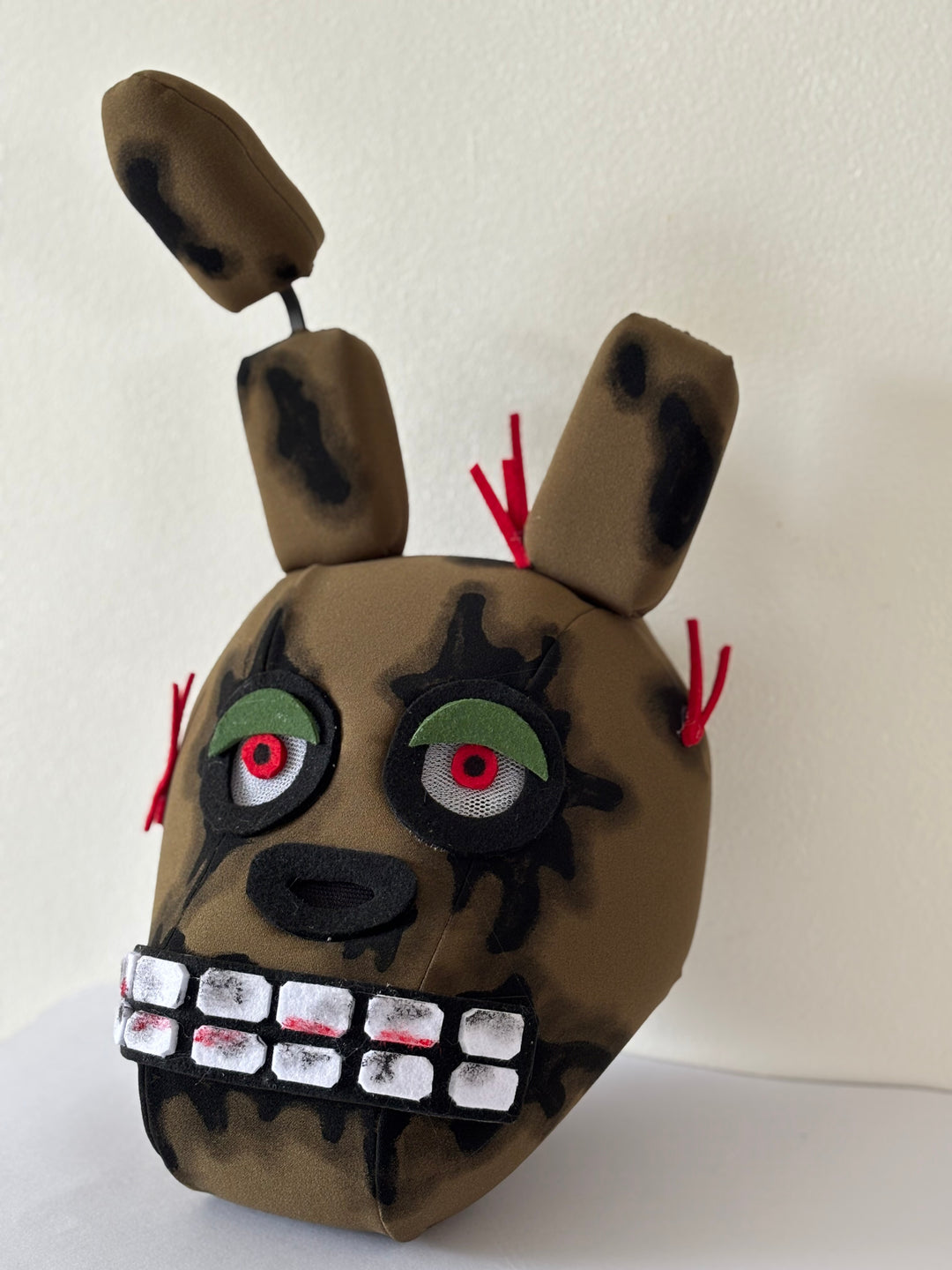 khaki green springtrap soft hand painted mask