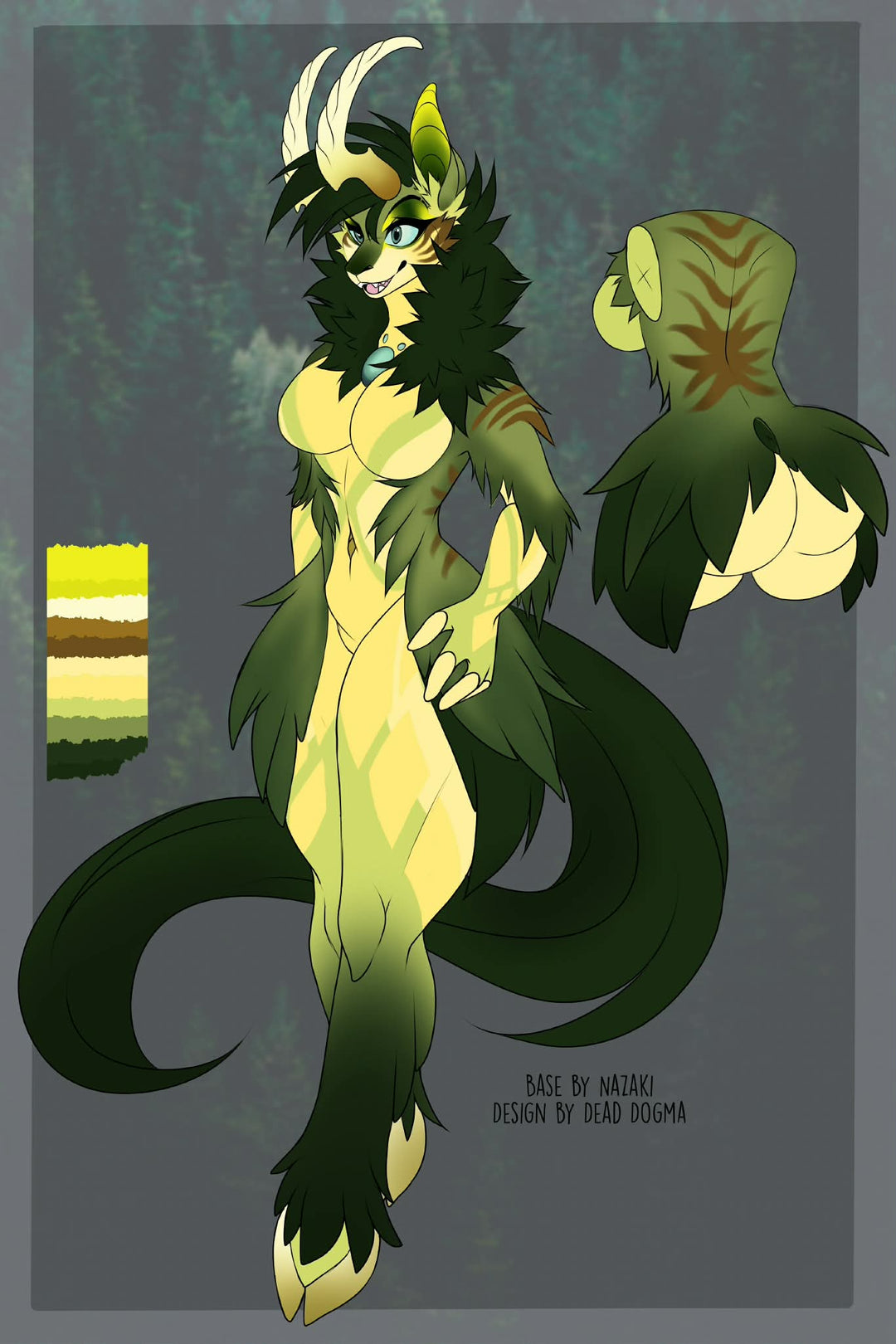 Custom order - wolf hybrid - head, hand paws, long tail - part 1