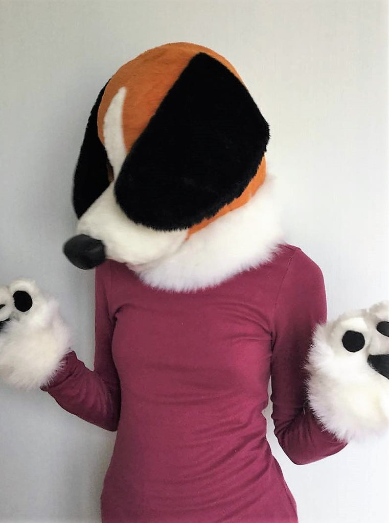 Beagle fursuit head Oneandonlycostumes