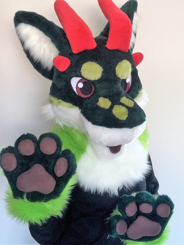 green dragon fursuit for sale