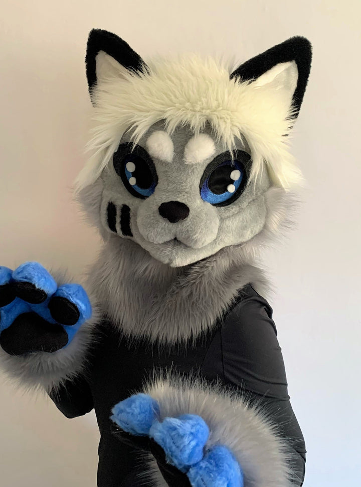 Cat kemono fursuit head oneandonlycostumes japanese style